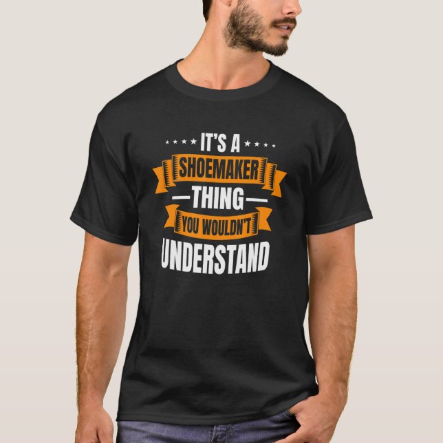 Camiseta Calçado De Cordwainer De Sapateiro Cobbler (Frente)