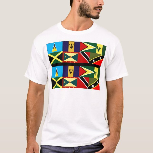 Camiseta Calçado do pavilhão das Caraíbas (Frente)
