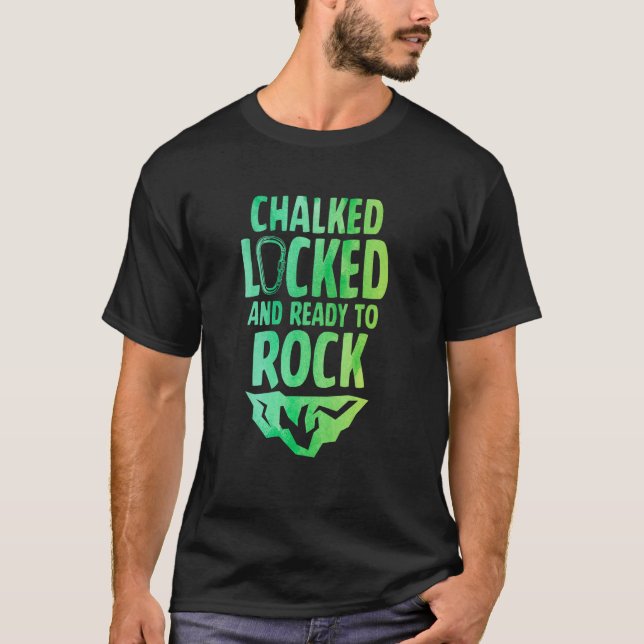 Camiseta Calçado E Pronto Para Rock Climber Boul (Frente)
