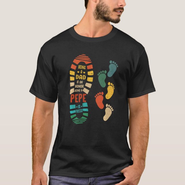 Camiseta Calçado Pepe Pepe Com Pequenas Pegadas (Frente)