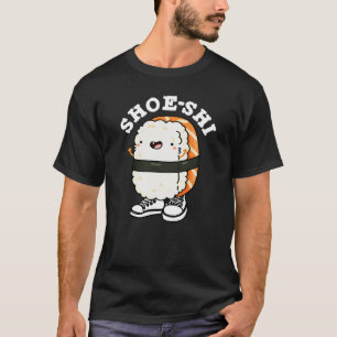 Camiseta Calçado-shi Funny Sushi Pun Dark BG