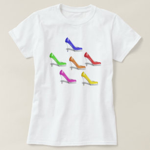 CAMISETA CALÇADOS DE AÇO ELEVADO COLORIDOS (CORES DO PAVI