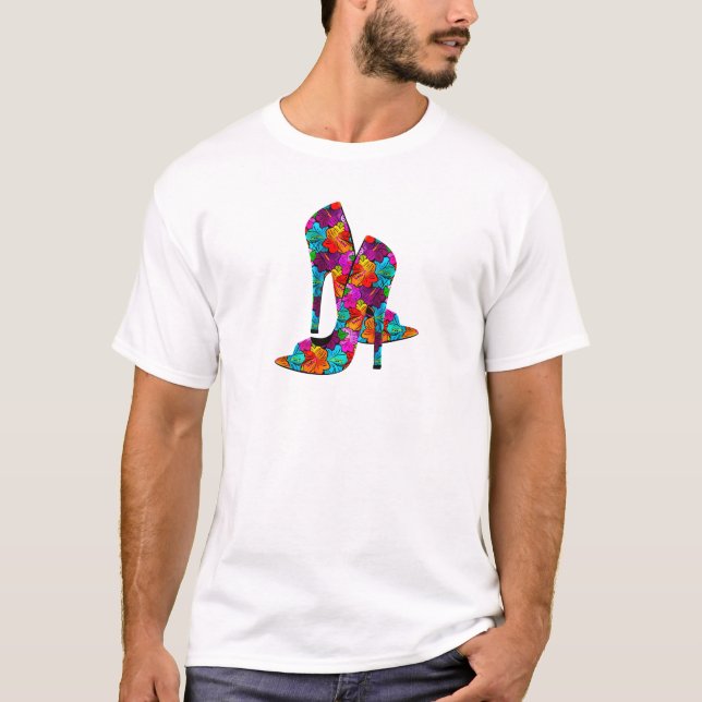 Camiseta Calçados de alto salto do verão (Frente)