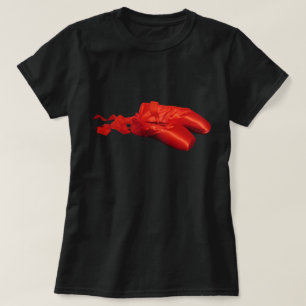Camiseta Calçados de balé vermelhos