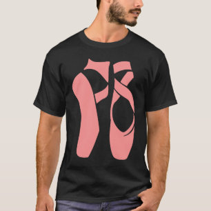 Camiseta Calçados de Ballerina calçados de rendas balés