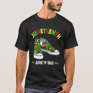 Camiseta Calçados de Junho 19 de junho de 1865 Black Africa