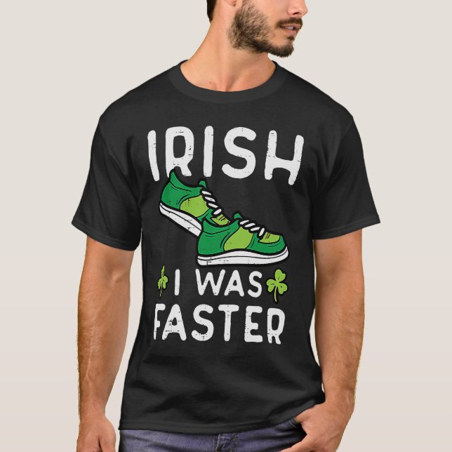 Camiseta Calçados Dias de São Patrícios Irlandeses Eu Fui M (Frente)