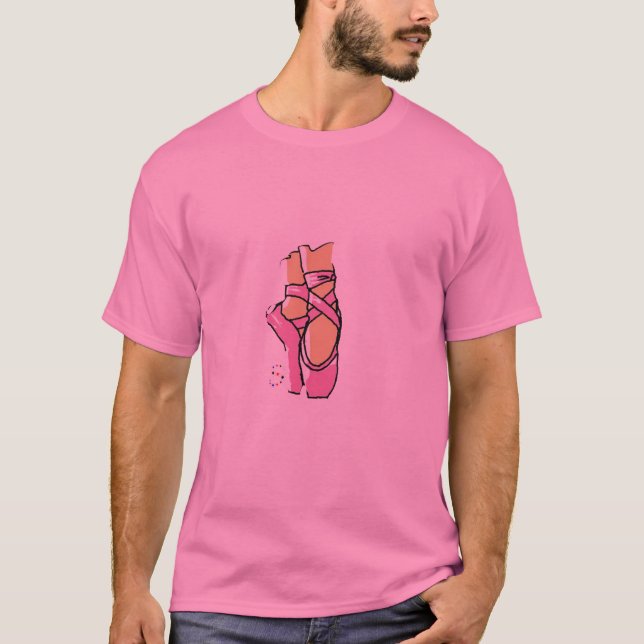 Camiseta calçados do balley dos desenhos animados, SPLAT (Frente)