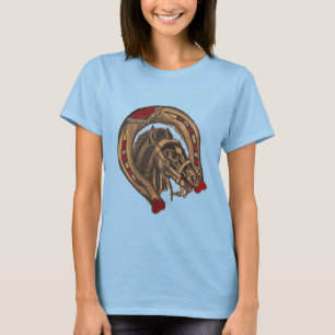 Camiseta calçados do cavalo