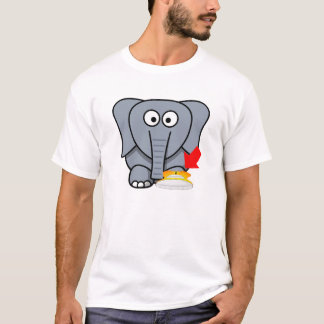 Camiseta Calçados do elefante eu te amo