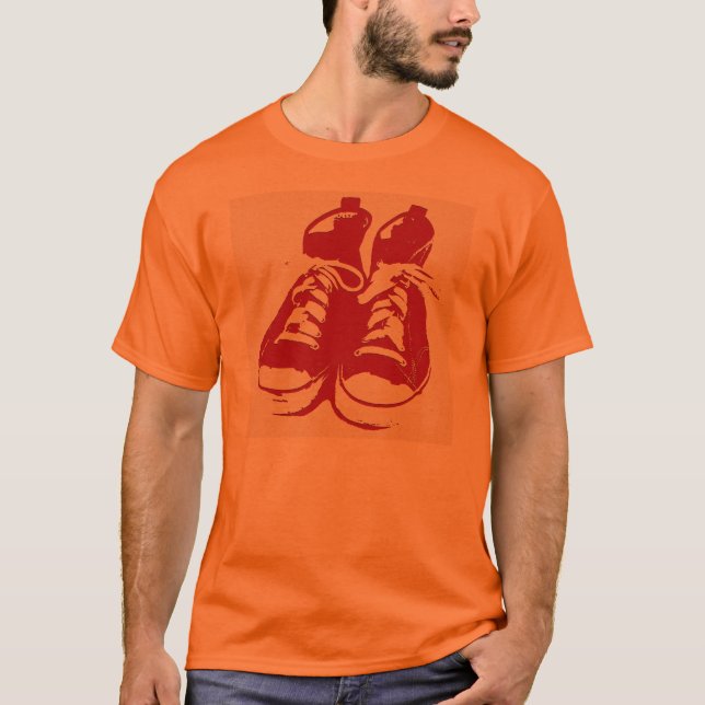 Camiseta Calçados loucos T (Frente)