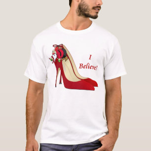 Camiseta Calçados Red High Heel / Papais noeis Elf / Eu Acr