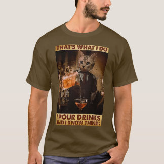 Camiseta Calçar Bebidas E Saber Coisas Barman