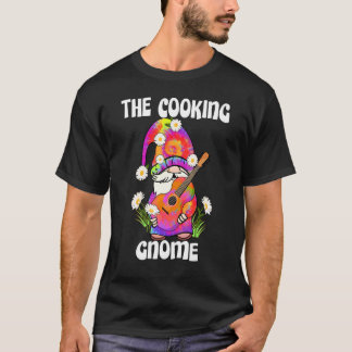 Camiseta Calças de Gola Alta de Natal Alegre Gnome Culinári