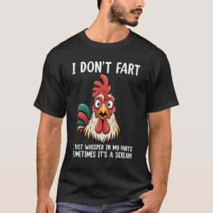 Camiseta Calças de sussurro inapropriadas não peido Meme en