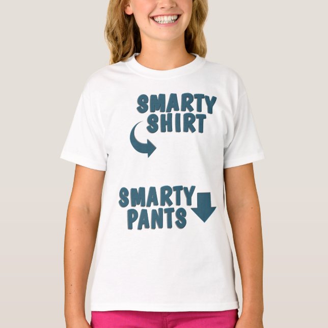 Camiseta Calças Smarty Shirt (Frente)