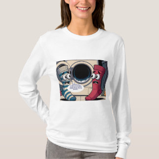Camiseta calcetines asustados
