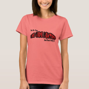 Camiseta Calcinhas grandes da menina