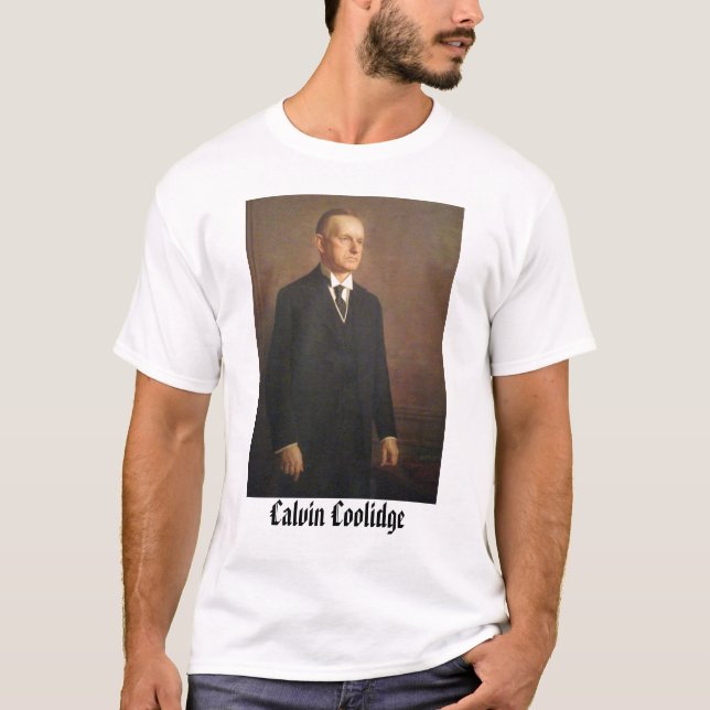 Camiseta calcool, Calvin Coolidge (Frente)