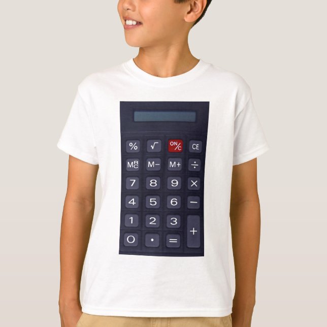 Camiseta calculadora (Frente)