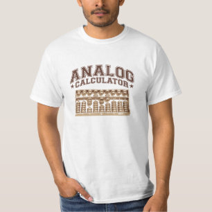 Camiseta Calculadora análoga