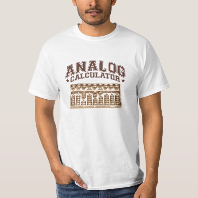 Camiseta Calculadora análoga (Frente)