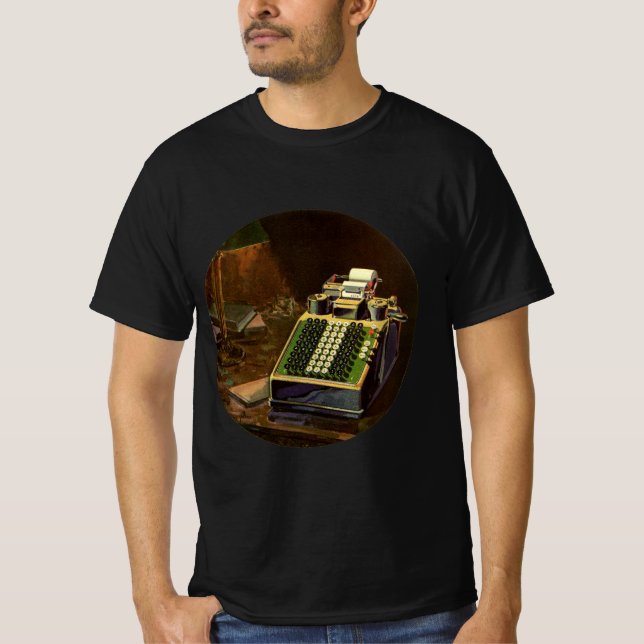 Camiseta Calculadora Contábil Comptometer Empresarial Vinta (Frente)