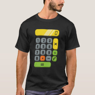 Camiseta Calculadora Costume Halloween Easy Cosplay Math Ge