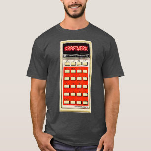Camiseta Calculadora de bolso Retro Kraftwerk Fan Art