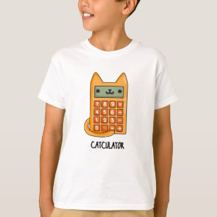Camiseta Calculadora Funny de Gato