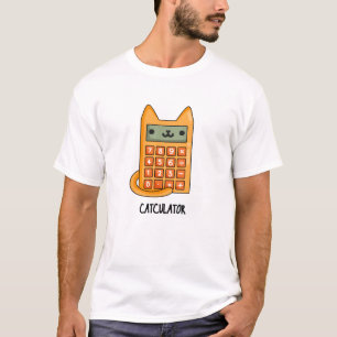 Camiseta Calculadora Funny de Gato