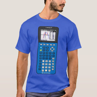 Camiseta Calculadora TI 84 de mirtilo