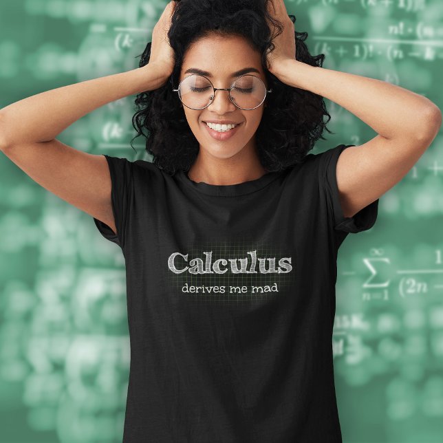 Camiseta Cálculo Me Deixa Louco - Trocadilho Matemático (Criador carregado)