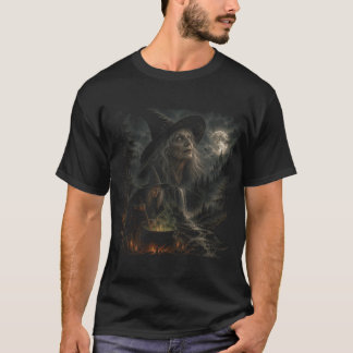 Camiseta Caldeirão da Noite das Bruxas | Lua Assombrada, Mo