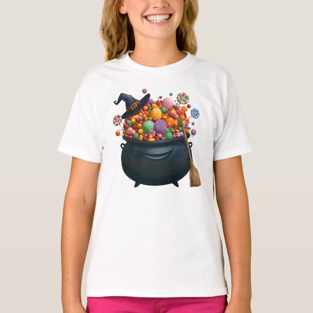 Camiseta Caldeirão de Giggle & Gummies (Frente)