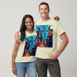 Camiseta Caldeirão Encantado de Bruxas Místicas