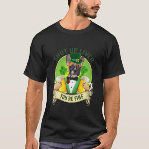 Camiseta Cale A Boca De Fígado Francês Com Rua De Cerveja