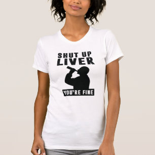Camiseta Cale a boca do fígado