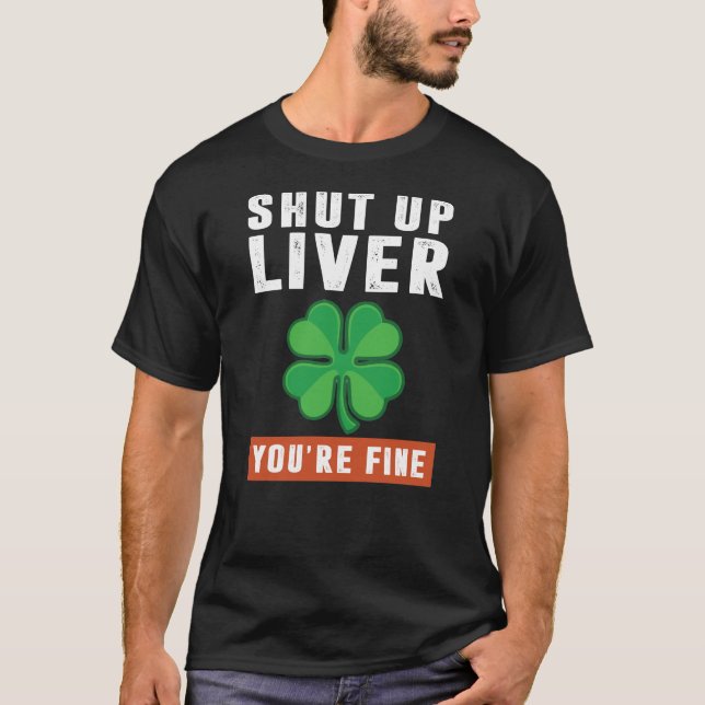 Camiseta Cale a boca do fígado (Frente)