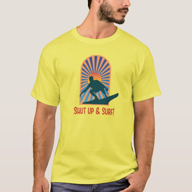 Camiseta Cale a boca e Surf (Frente)
