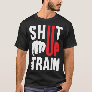 Camiseta Cale a Boca e Treine Motivação para Academia