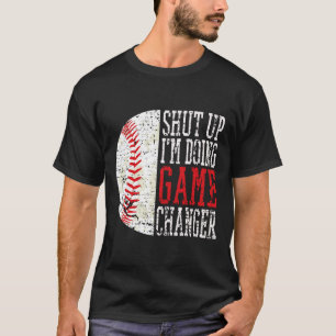 Camiseta Cale a Boca Estou Fazendo Mudança de Jogo Engraçad