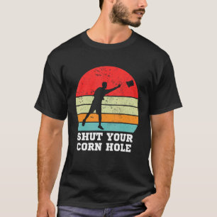 Camiseta Cale a Sua Cova de Milho Feijão Mau Design de Joga