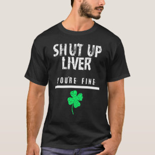 Camiseta Cale-Se, Dia de São Patrício Engraçado