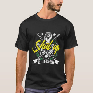 Camiseta Cale-Se E Atire Na Piscina Engraçada Billiard Snoo