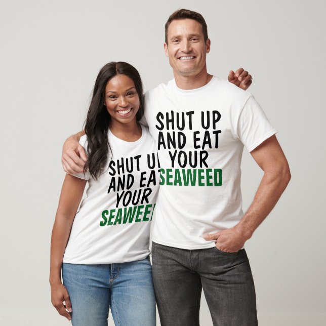 Camiseta CALE-SE E COMA AS T-shirts DO SEU MARIDO (Unissex)