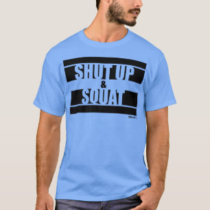 Camiseta Cale-se e Esquadrão Malhações Ditos de Gym Motivaç