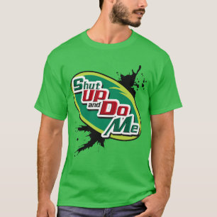 Camiseta Cale-se e faça-me (pintura digital)