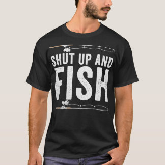Camiseta Cale-Se E Peixe Engraçado Pescador