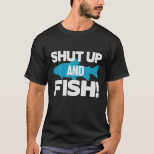 Camiseta Cale-Se E Peixe Pescadores Engraçados